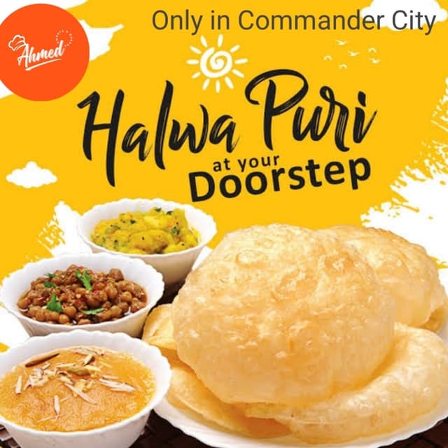 Halwa puri Only On Sunday